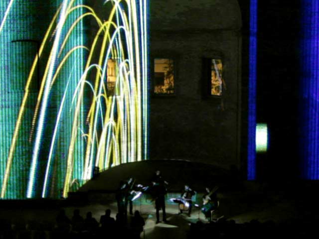 telematique, u-matic, Light ART Tour 2013 , Elisabeth-Kirche, Berlin, Opening, Light ART Tour 2013,  Musica Sequenza 